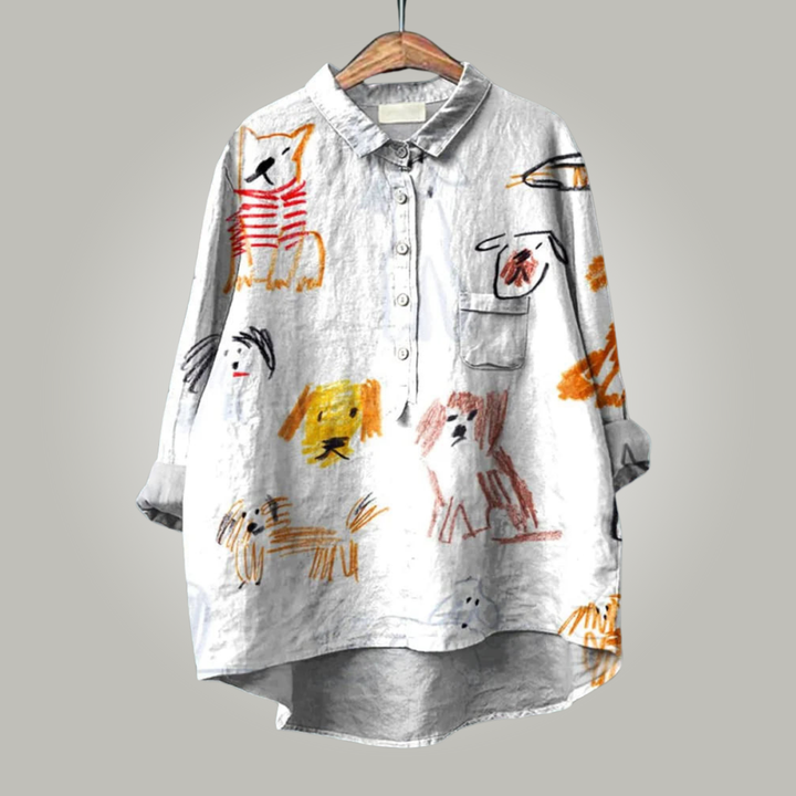 Bria™ | Camicia artistica in tessuto premium per look unici