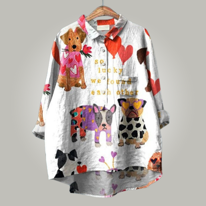 Cali™ | Blusa artistica in cotone premium per outfit originali