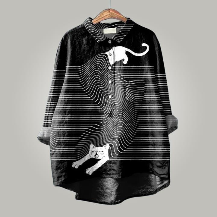 Cali™ | Blusa artistica in cotone premium per outfit originali