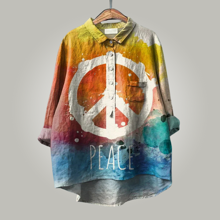 Pace™ | Camicetta in cotone comodo con design originale