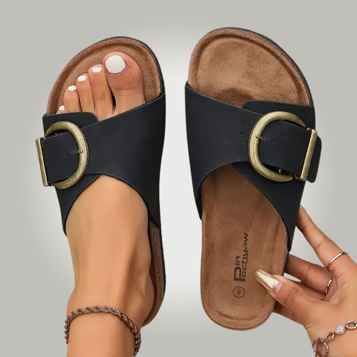 Naomi™ | Sandali ortopedici con suola ammortizzata