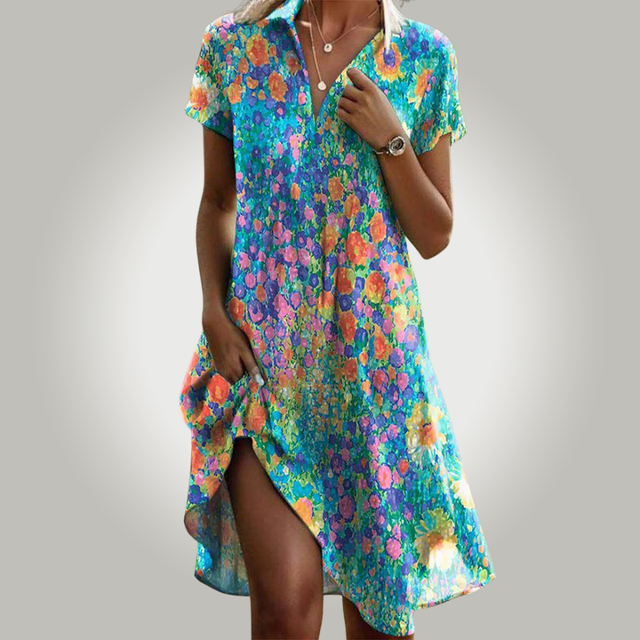 Kelly™ | Vestito boho chic in tessuto premium per un’estate elegante