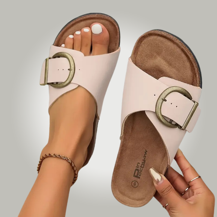 Naomi™ | Sandali ortopedici con suola ammortizzata