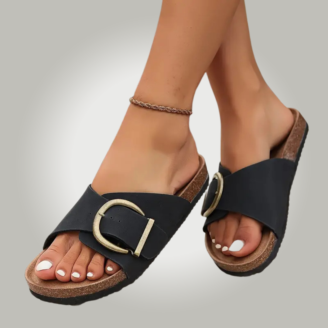 Naomi™ | Sandali ortopedici con suola ammortizzata