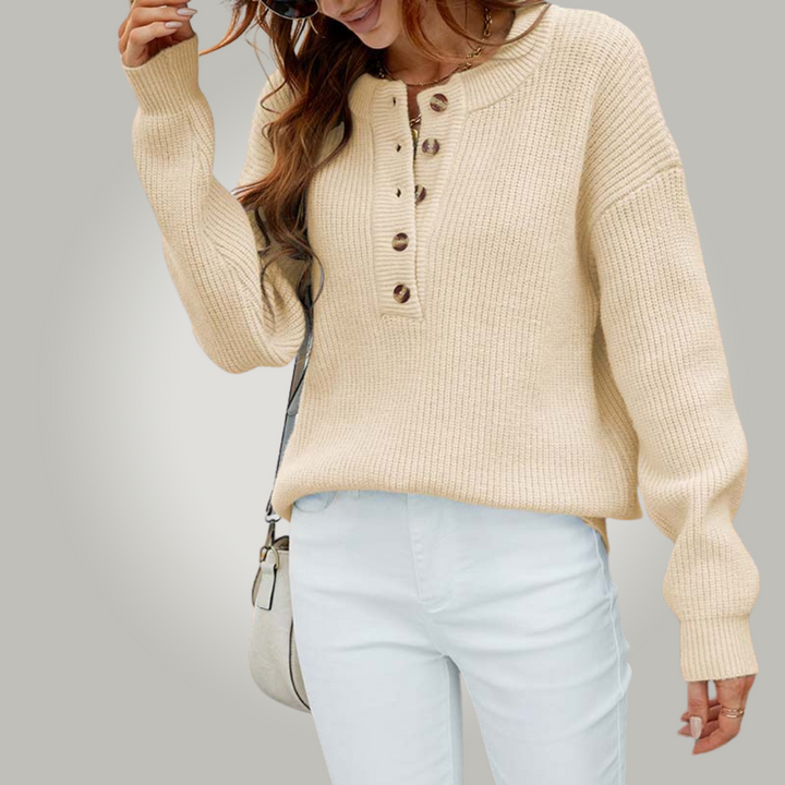 Lorella™ | Maglione casual in maglia a trecce qualità premium