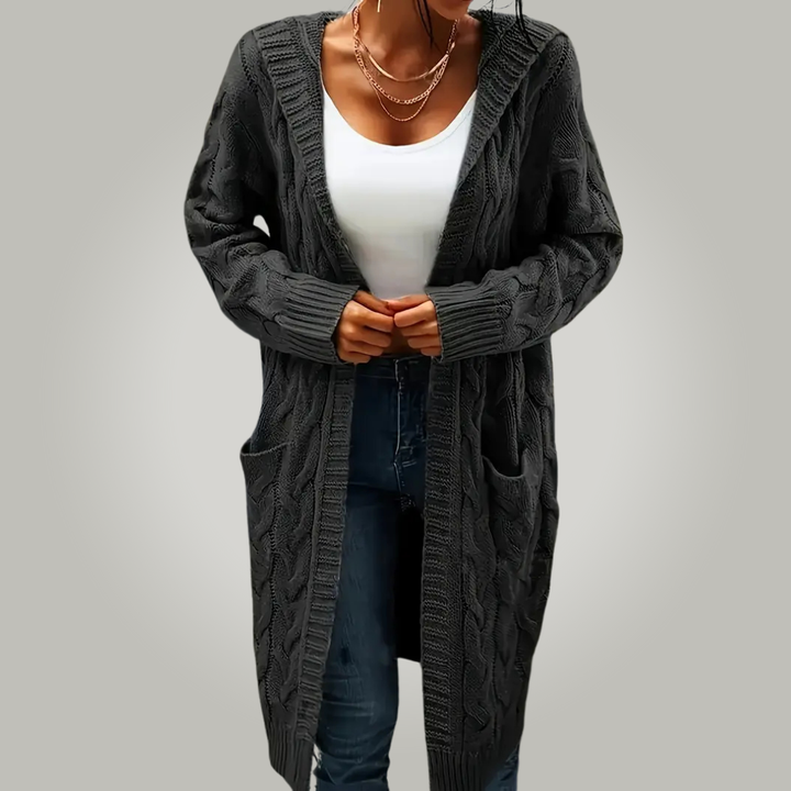 Marti™ | Cardigan lavorato a maglia in filato premium, caldo e avvolgente