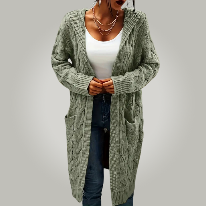 Marti™ | Cardigan lavorato a maglia in filato premium, caldo e avvolgente