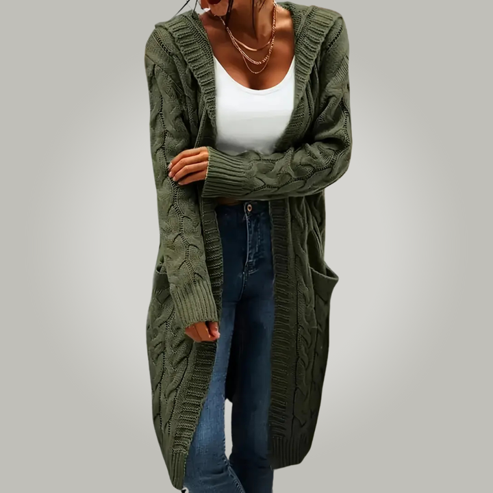 Marti™ | Cardigan lavorato a maglia in filato premium, caldo e avvolgente