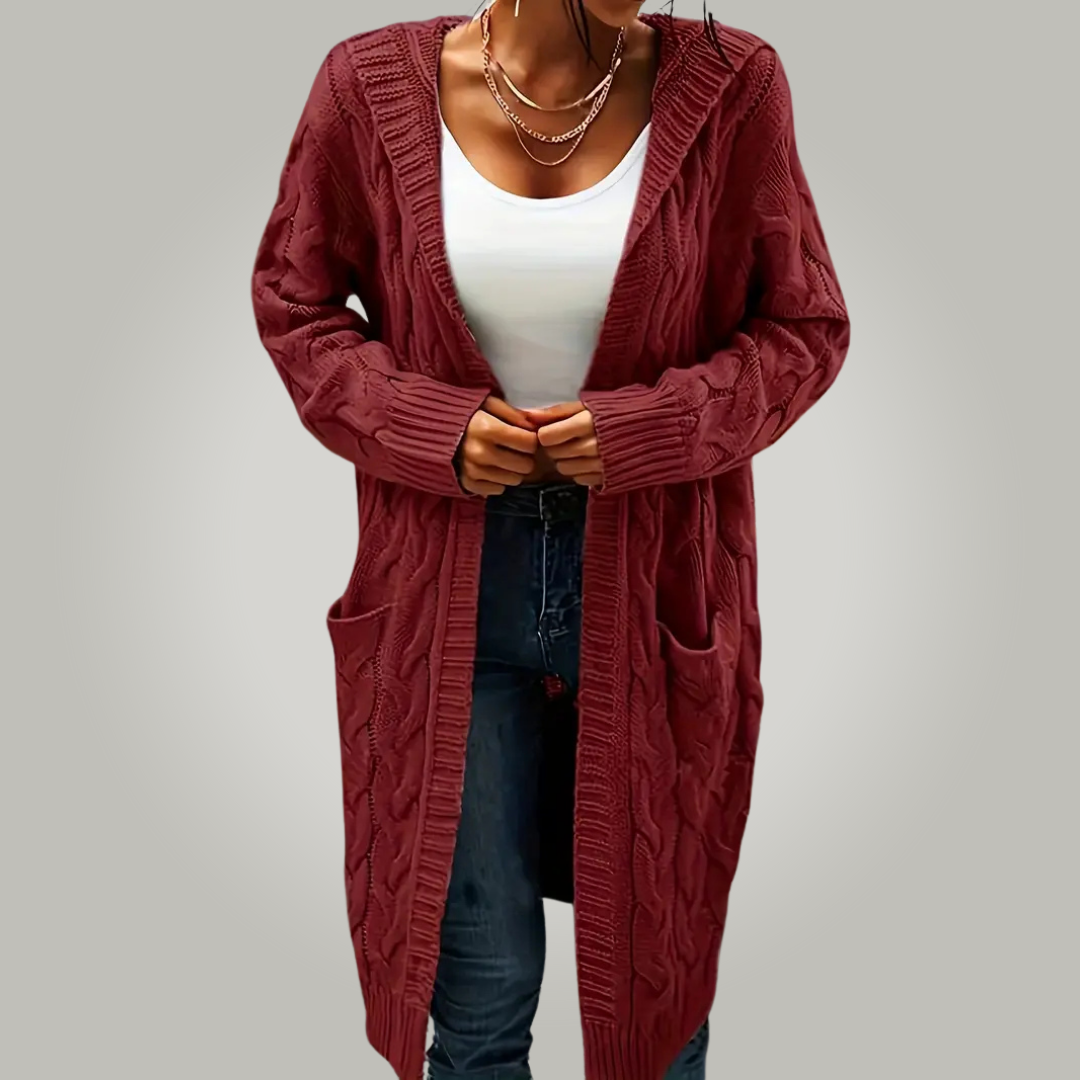 Marti™ | Cardigan lavorato a maglia in filato premium, caldo e avvolgente