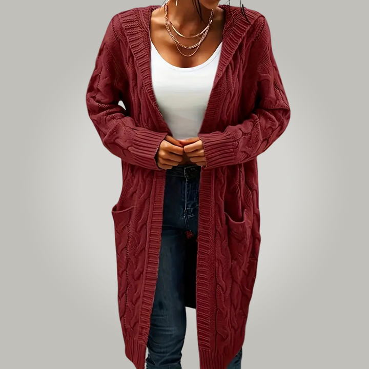 Marti™ | Cardigan lavorato a maglia in filato premium, caldo e avvolgente