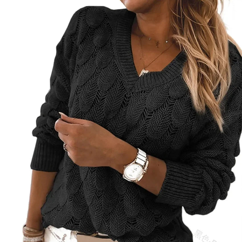 Sabina™ | Maglione intrecciato in lana premium