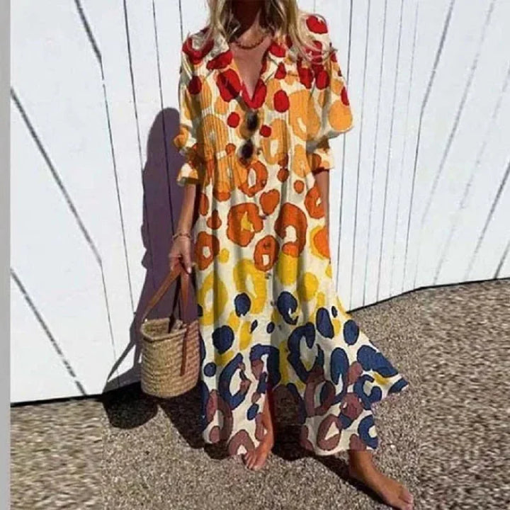 Lina™ | Vestito boho in tessuto premium leggero e romantico